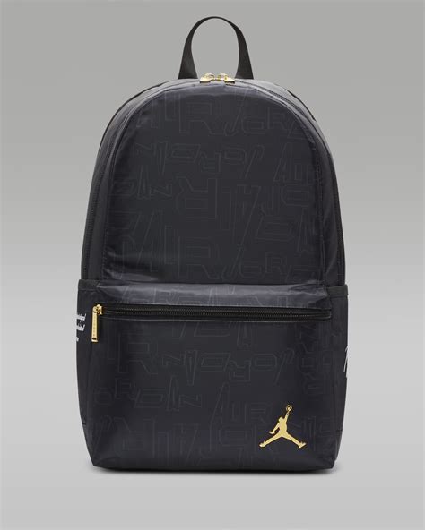 michael jordan handbags|jordan black and gold backpack.